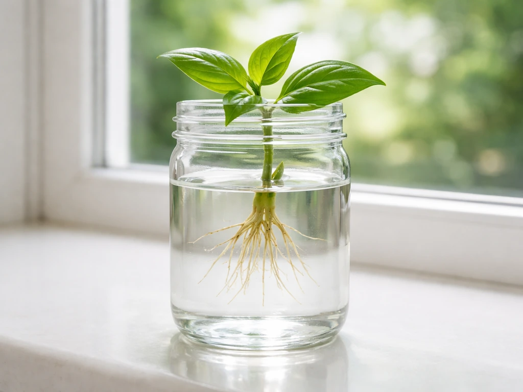how to grow plants in water at home